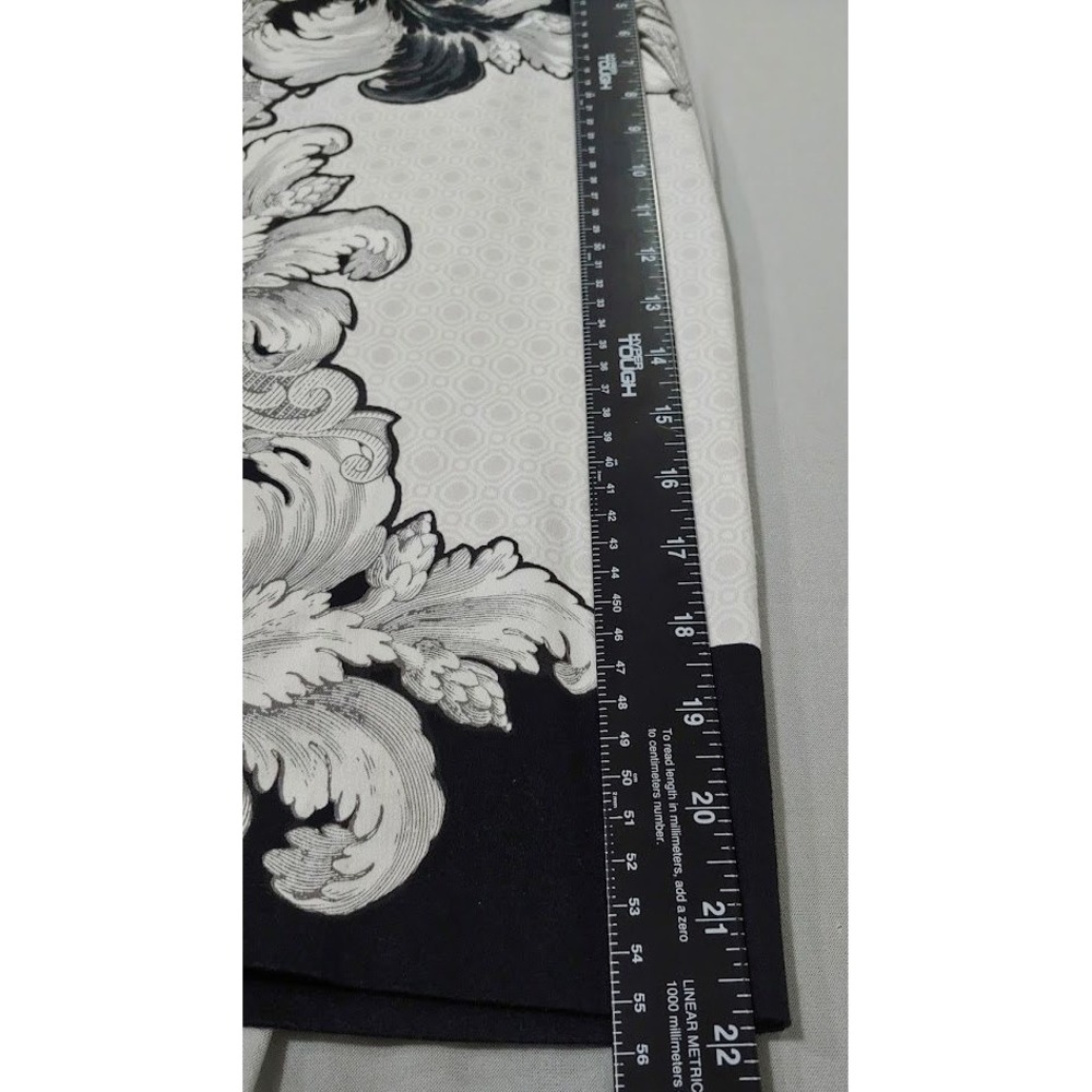 New York & Company Size 6 Black White Patterned Pencil Skirt Career - Picture 10 of 10